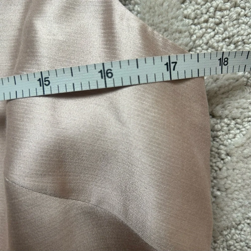 Tory Burch Silver Satin Tank Top